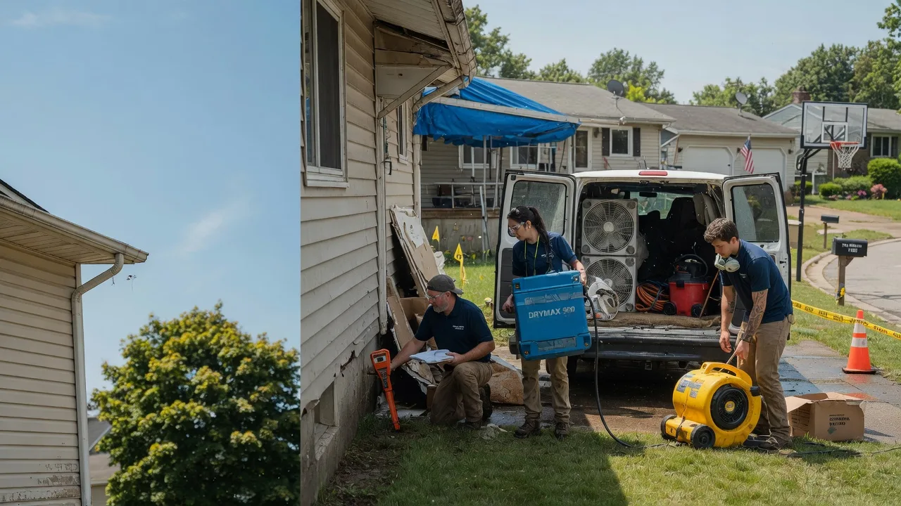 Ceiling Leak Cleanup in Glyndon, MN near me